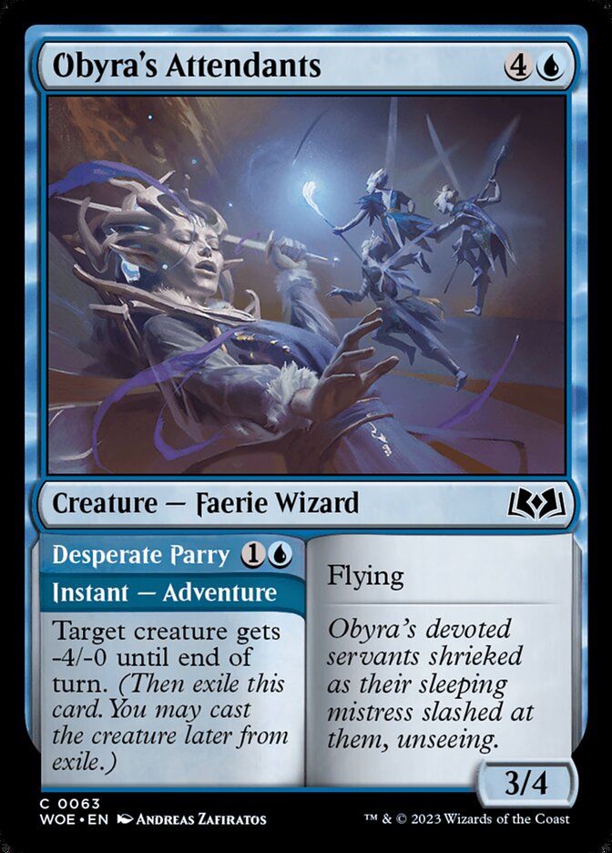 image Obyra's Attendants // Desperate Parry