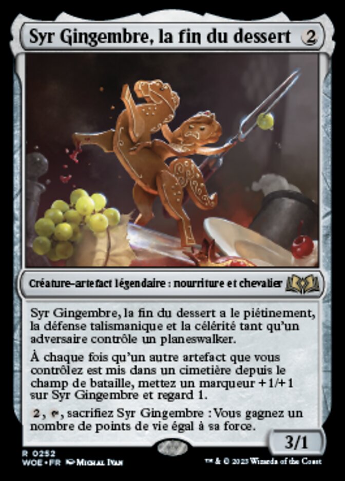 image Syr Gingembre, la fin du dessert