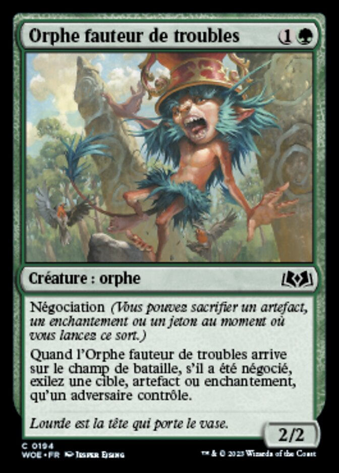 image Orphe fauteur de troubles