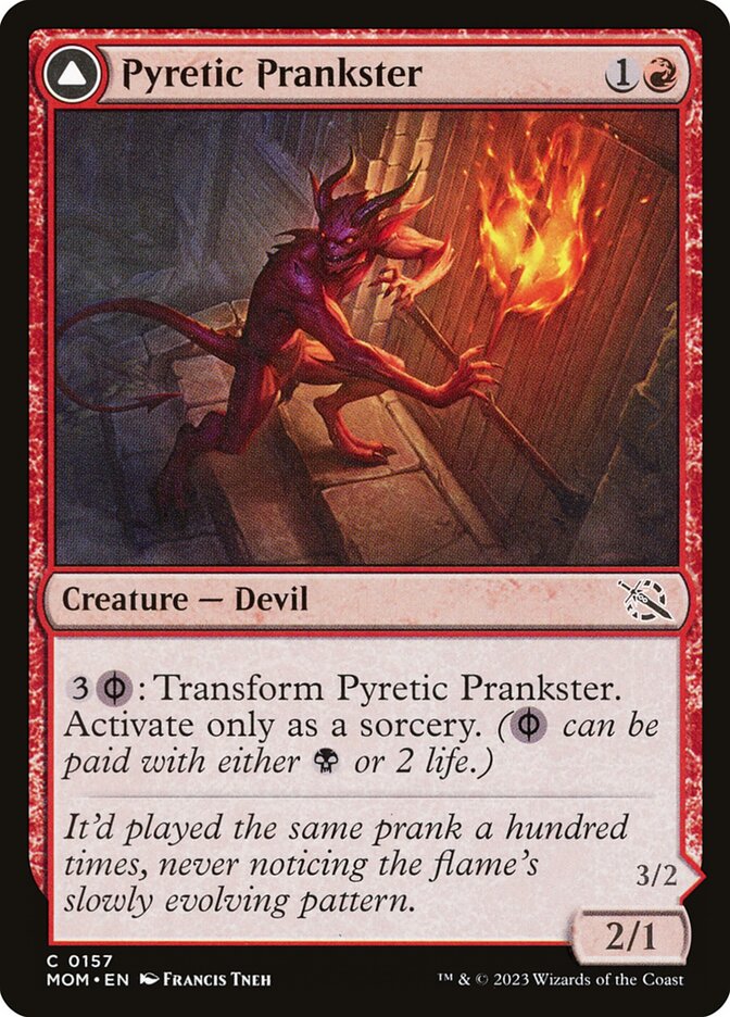 image Pyretic Prankster // Glistening Goremonger