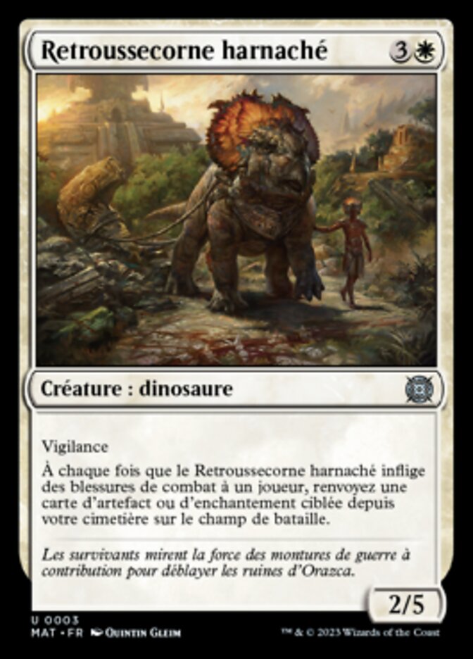 image Retroussecorne harnaché