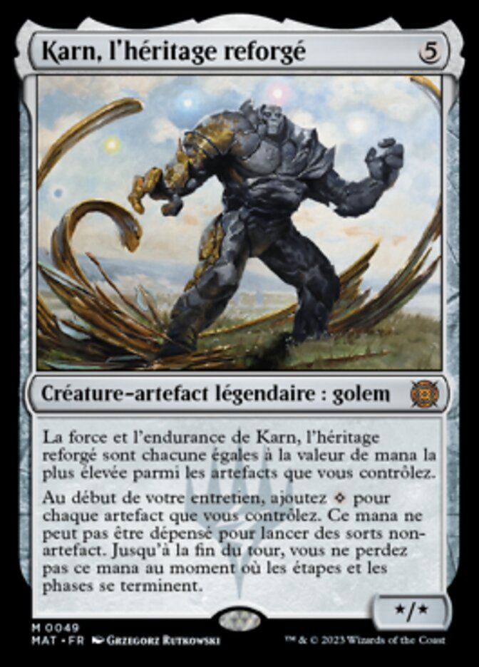 image Karn, l'héritage reforgé