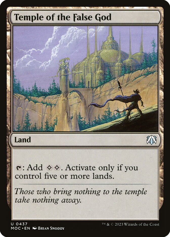 image Temple of the False God