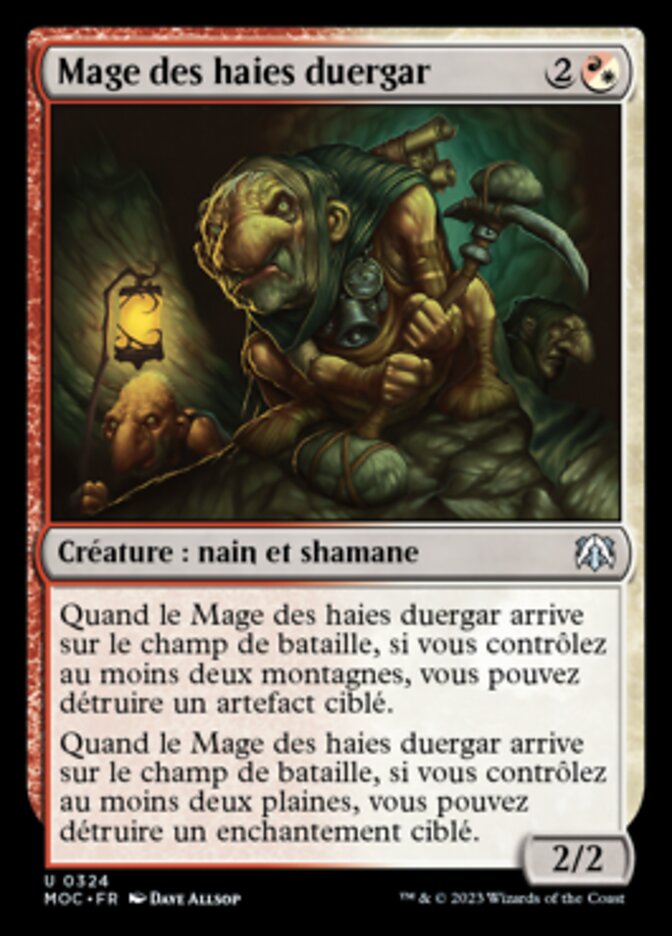 image Mage des haies duergar