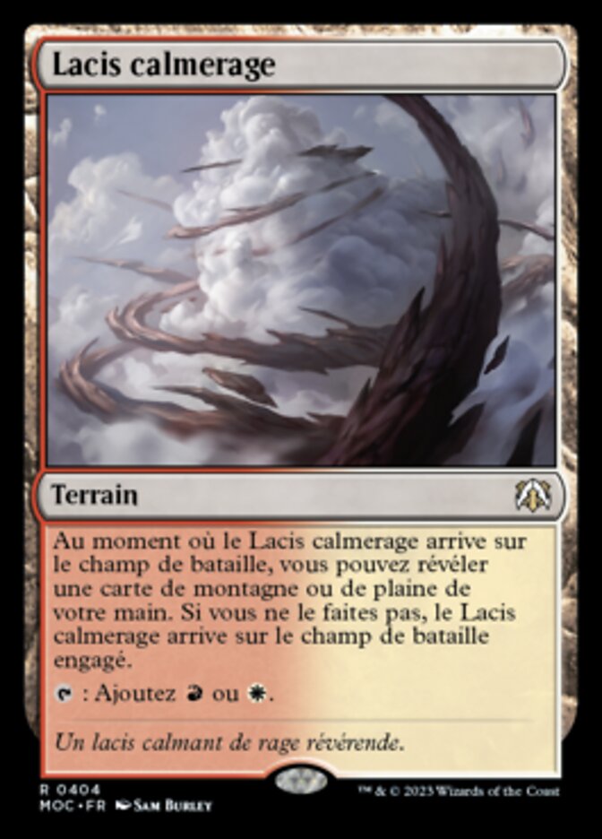 image Lacis calmerage