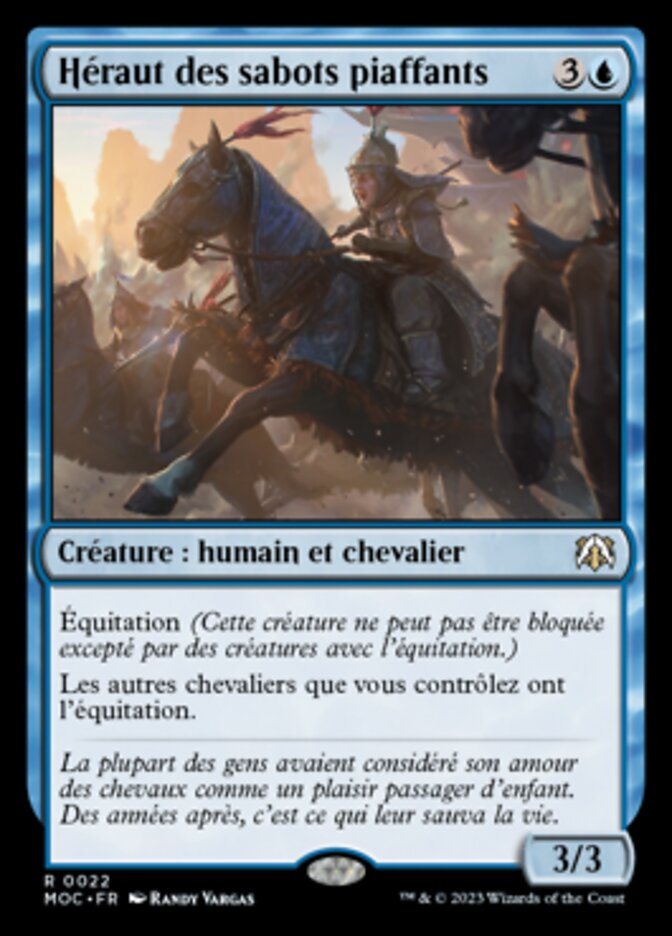 image Héraut des sabots piaffants