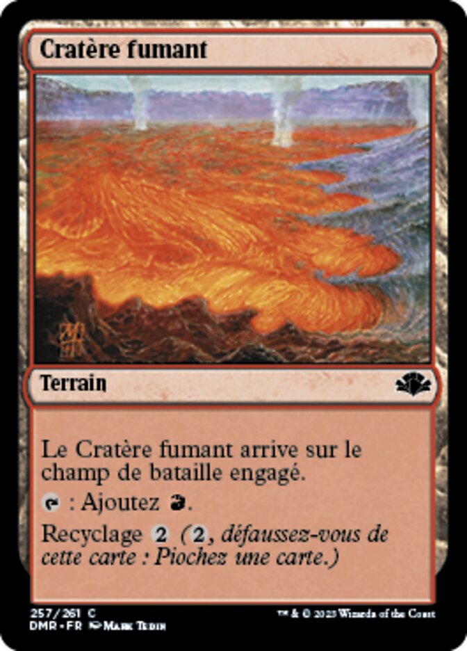 image Cratère fumant