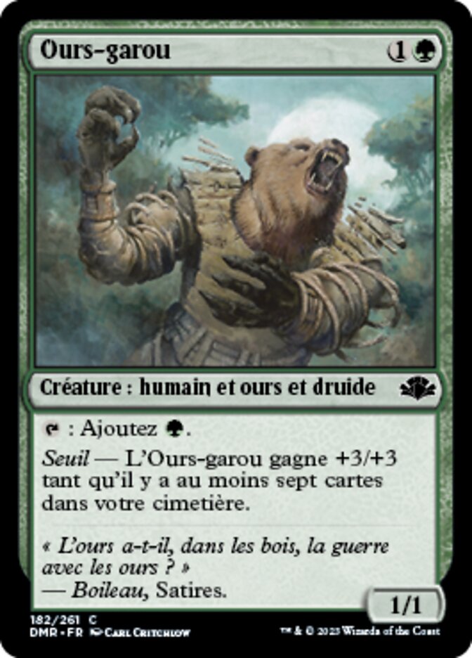 image Ours-garou