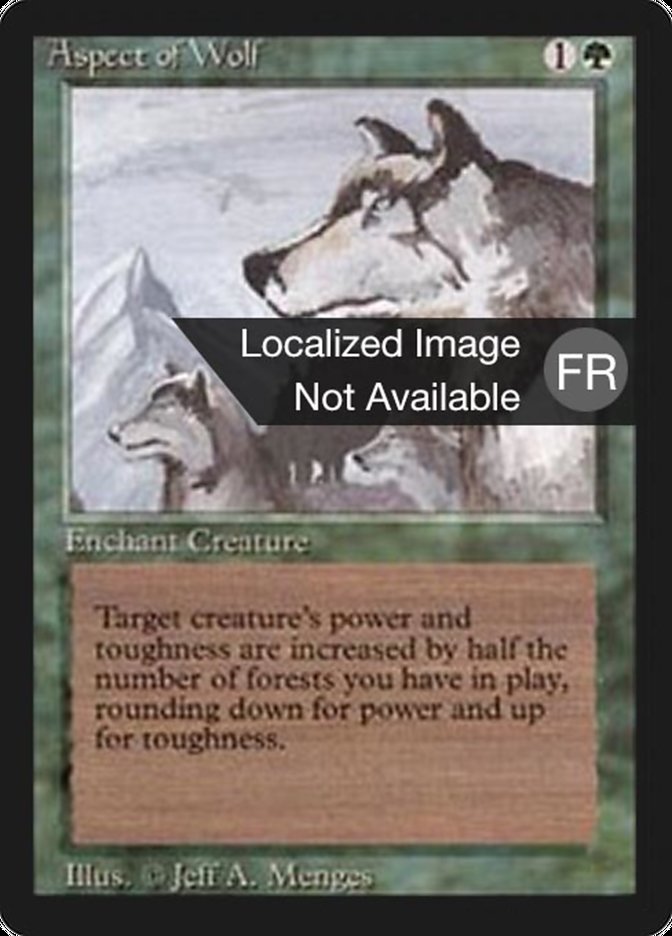 image Aspect du loup