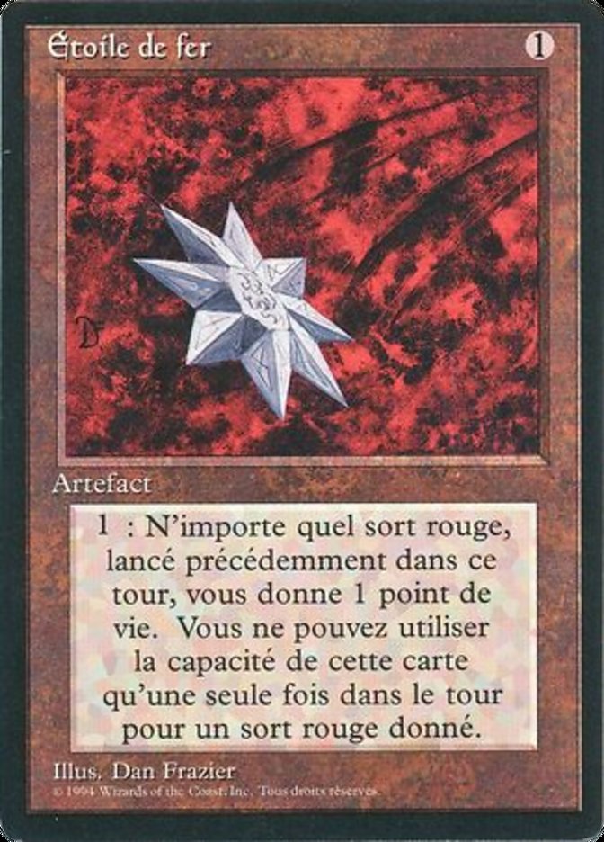image Etoile de fer