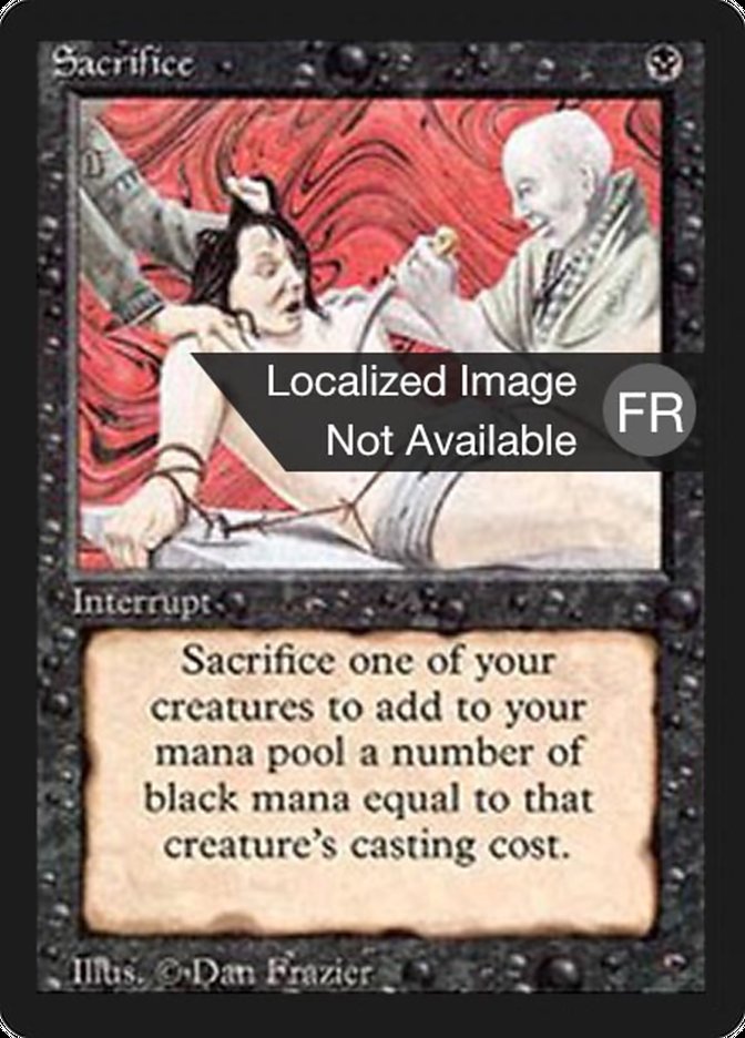 image Sacrifice