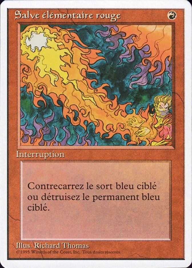 image Salve élémentaire rouge