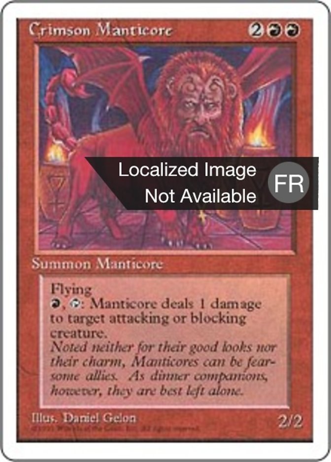 image Manticore pourpre