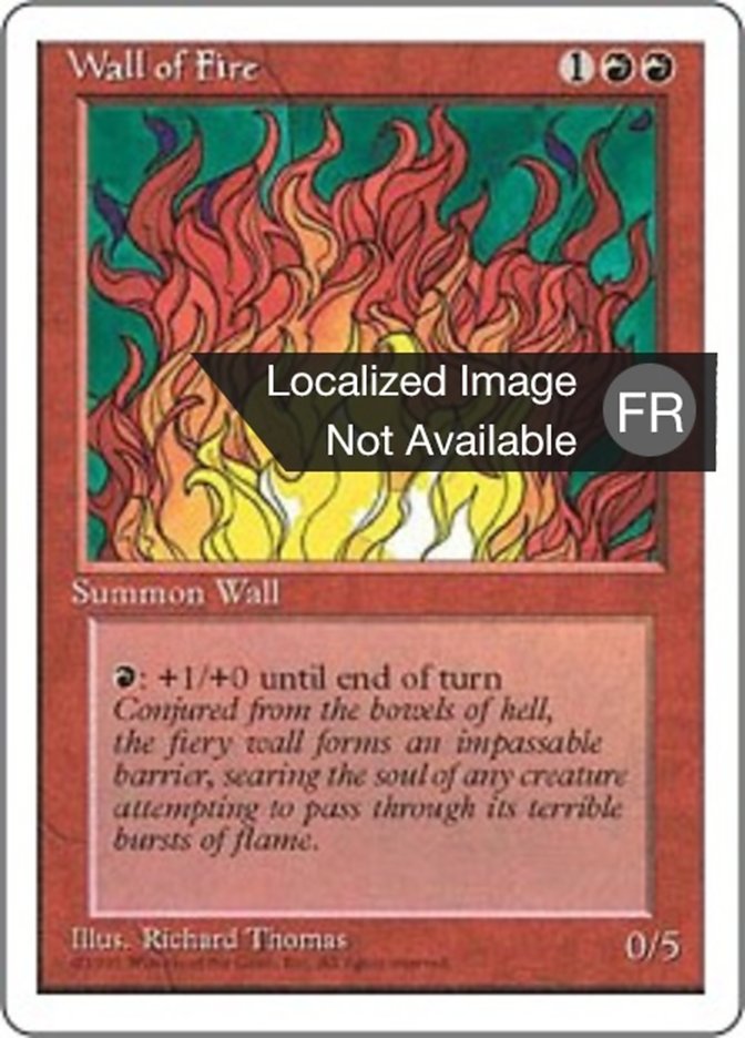 image Mur de feu