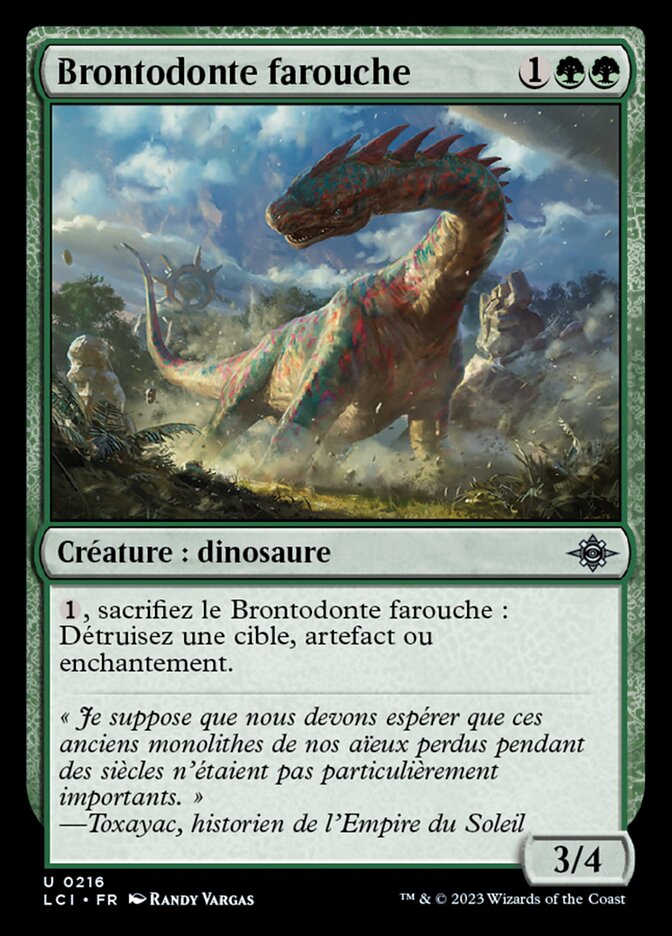 image Brontodonte farouche