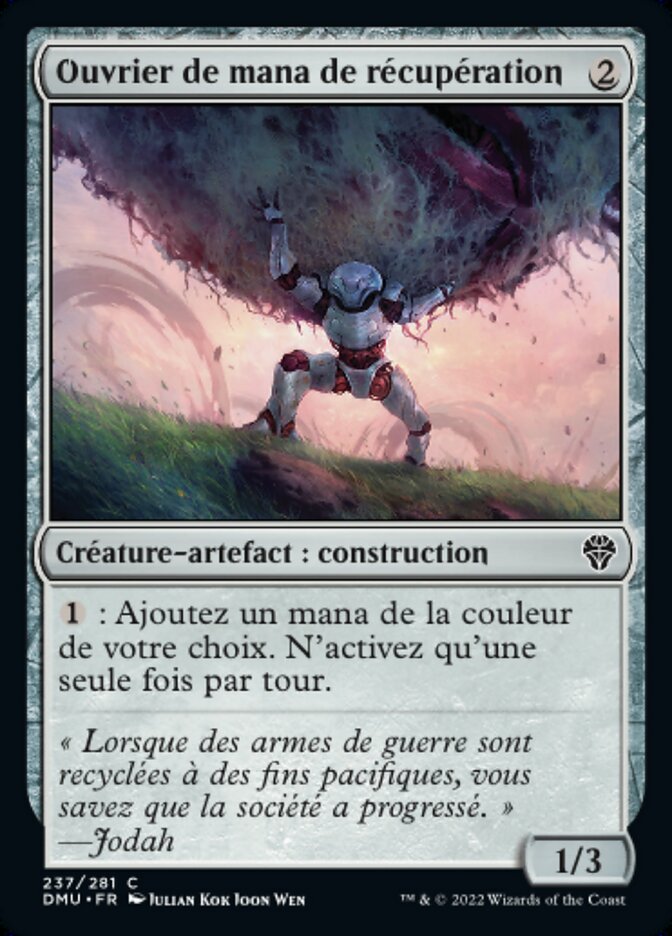 image Ouvrier de mana de récupération