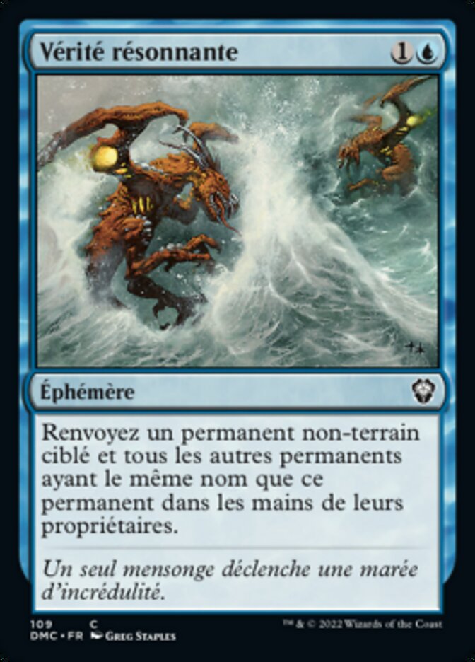 image Vérité résonnante