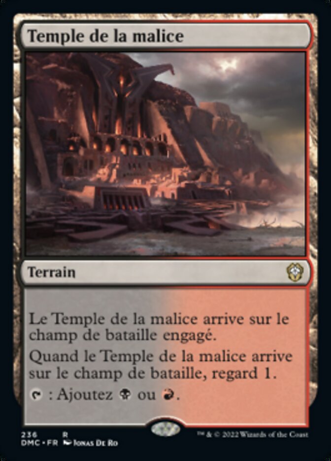 image Temple de la malice