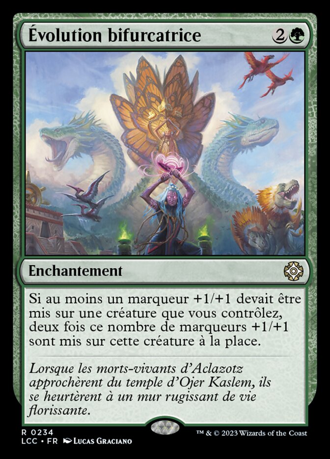 image Évolution bifurcatrice