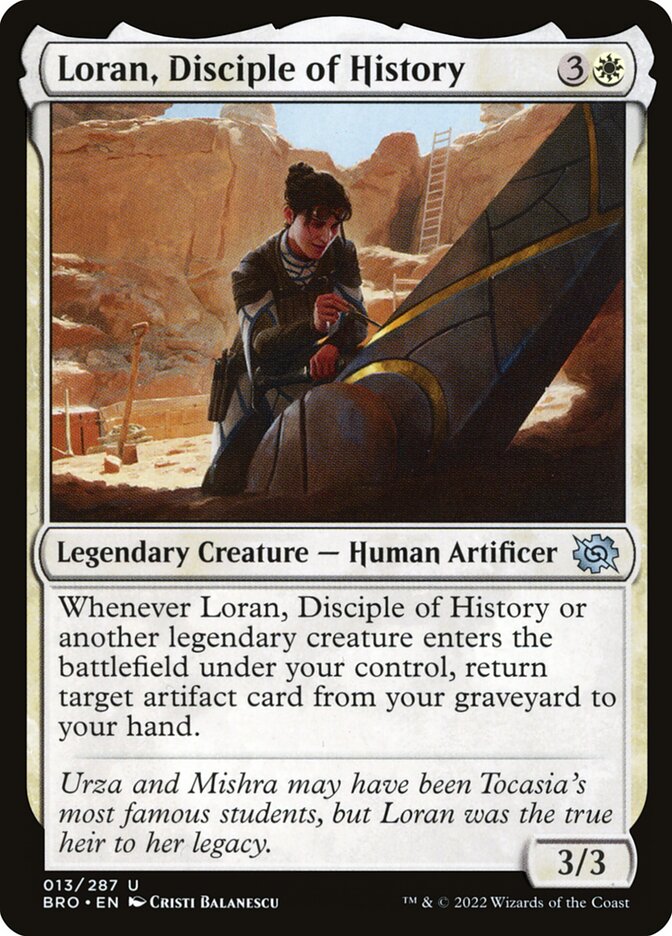 image Loran, Disciple of History