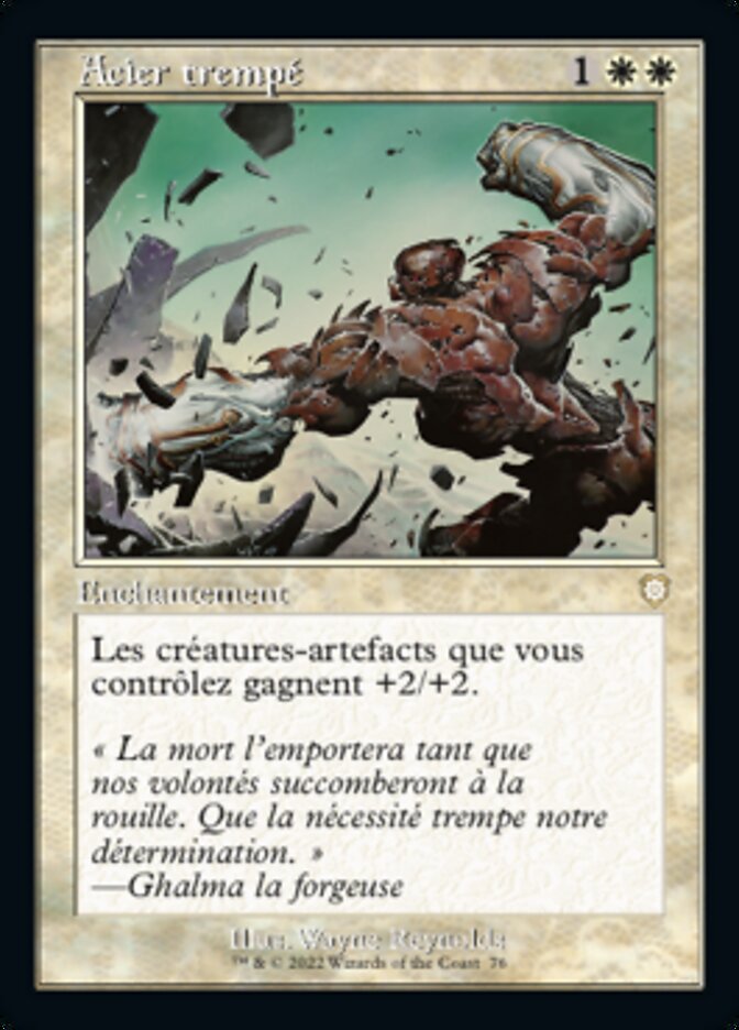 image Acier trempé