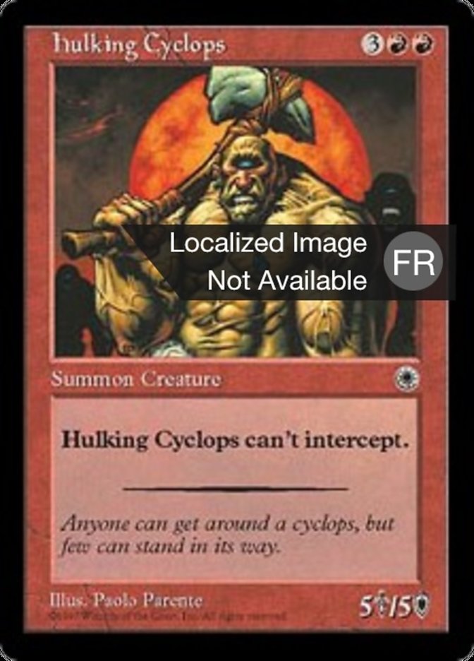 image Cyclope lourdaud