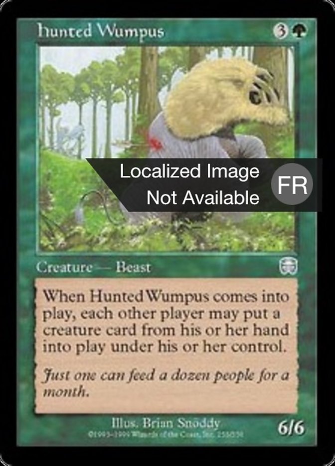 image Wumpus au rabais