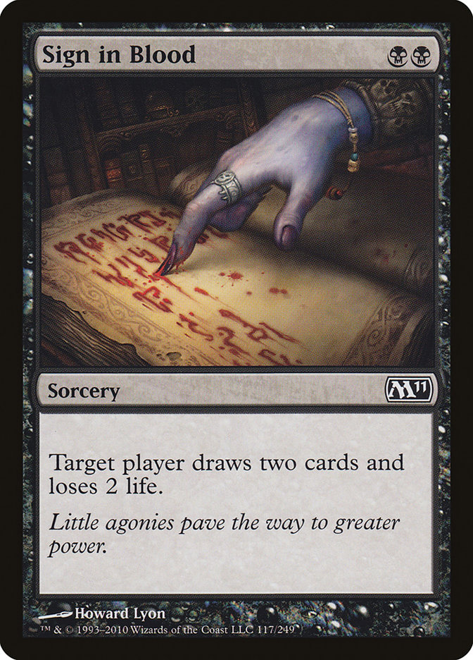 image Sign in Blood