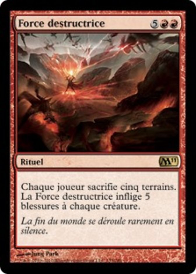 image Force destructrice