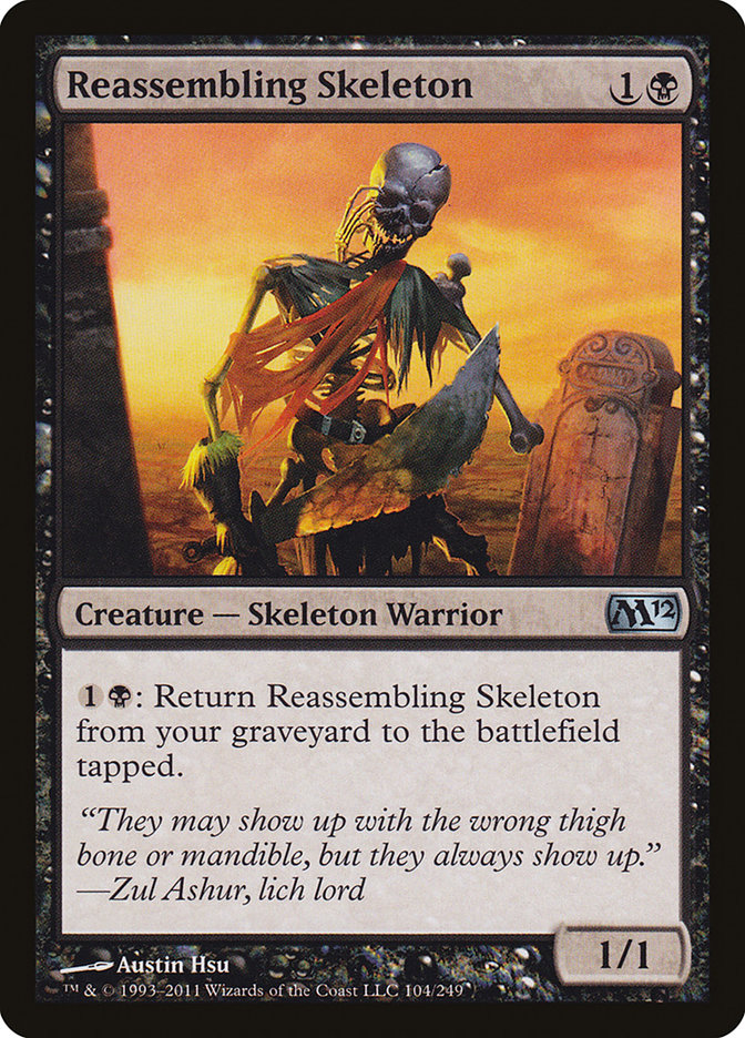 image Reassembling Skeleton