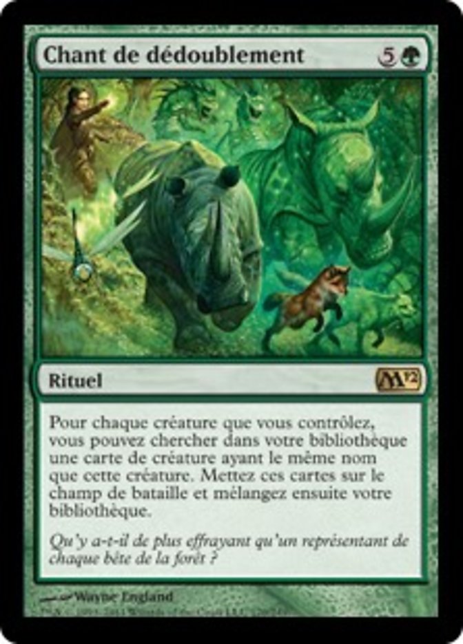 image Chant de dédoublement