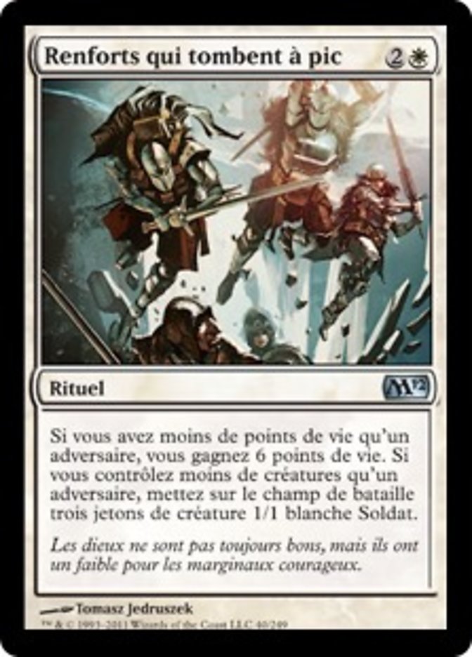 image Renforts qui tombent à pic