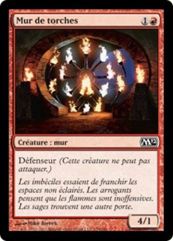 image Mur de torches