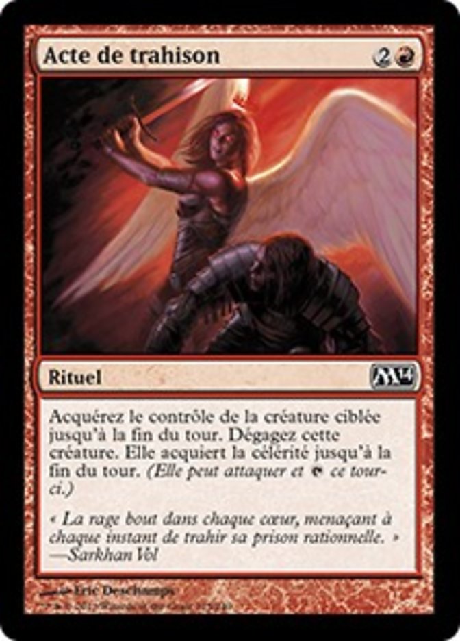 image Acte de trahison