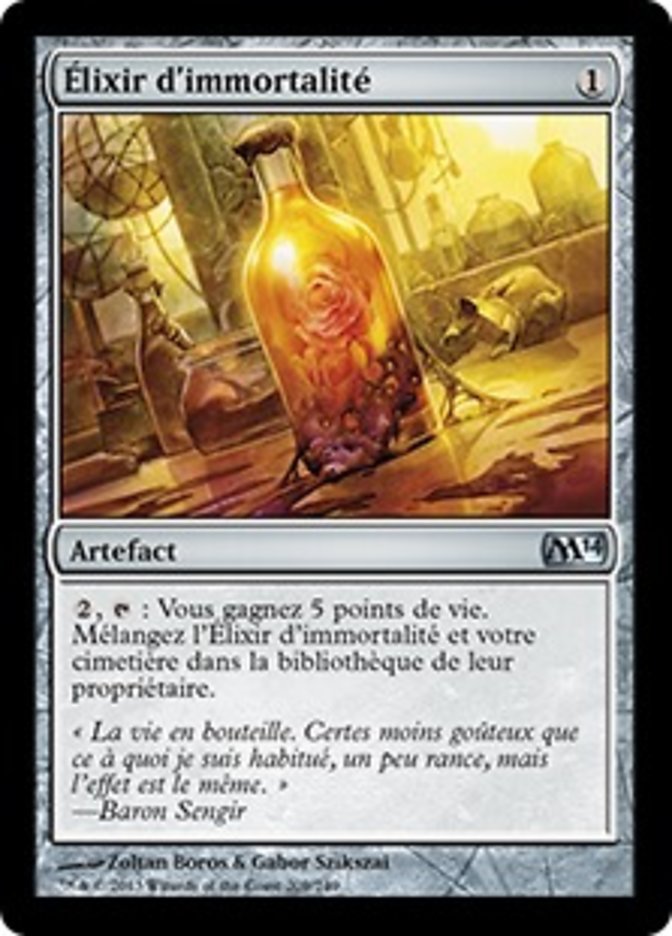 image Élixir d'immortalité