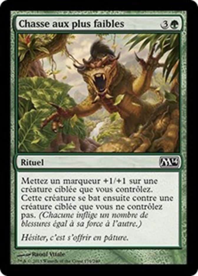 image Chasse aux plus faibles