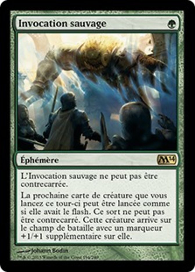 image Invocation sauvage