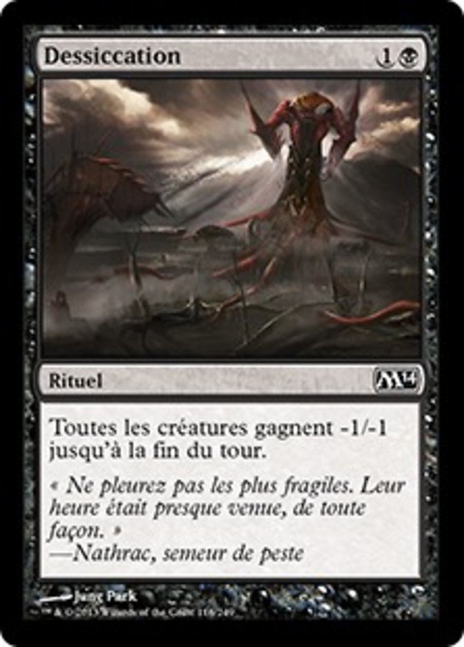 image Dessiccation
