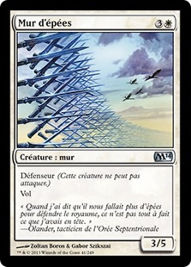 image Mur d'épées