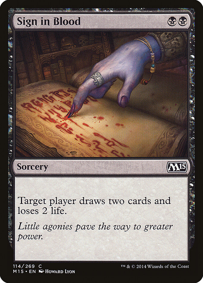 image Sign in Blood