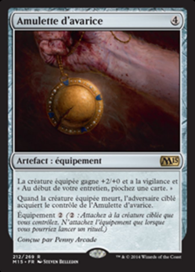 image Amulette d'avarice