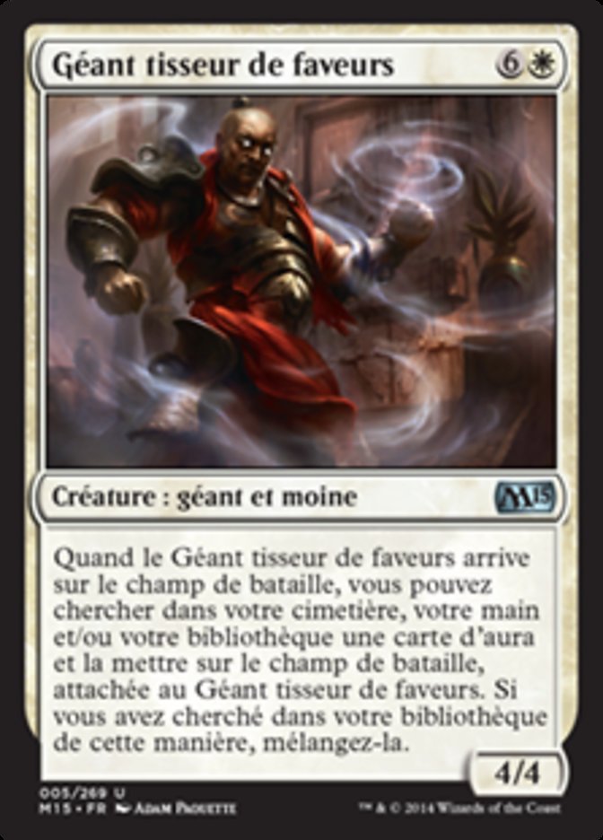 image Géant tisseur de faveurs