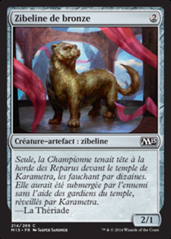 image Zibeline de bronze