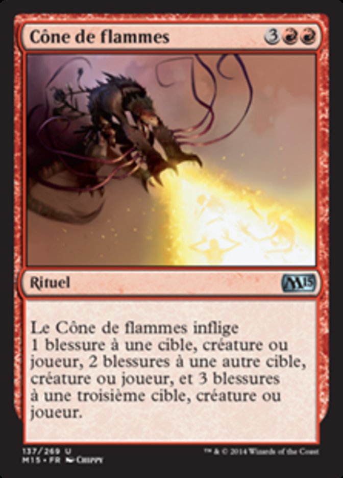 image Cône de flammes