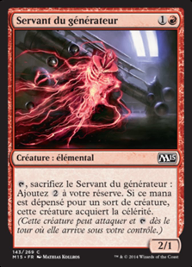 image Servant du générateur