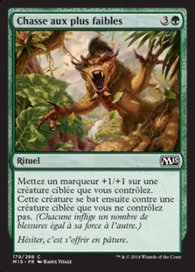 image Chasse aux plus faibles