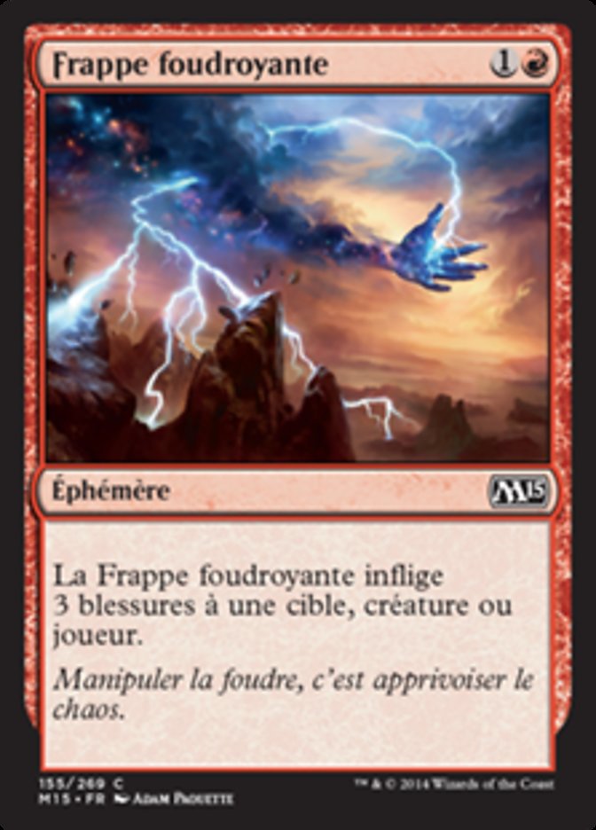 image Frappe foudroyante