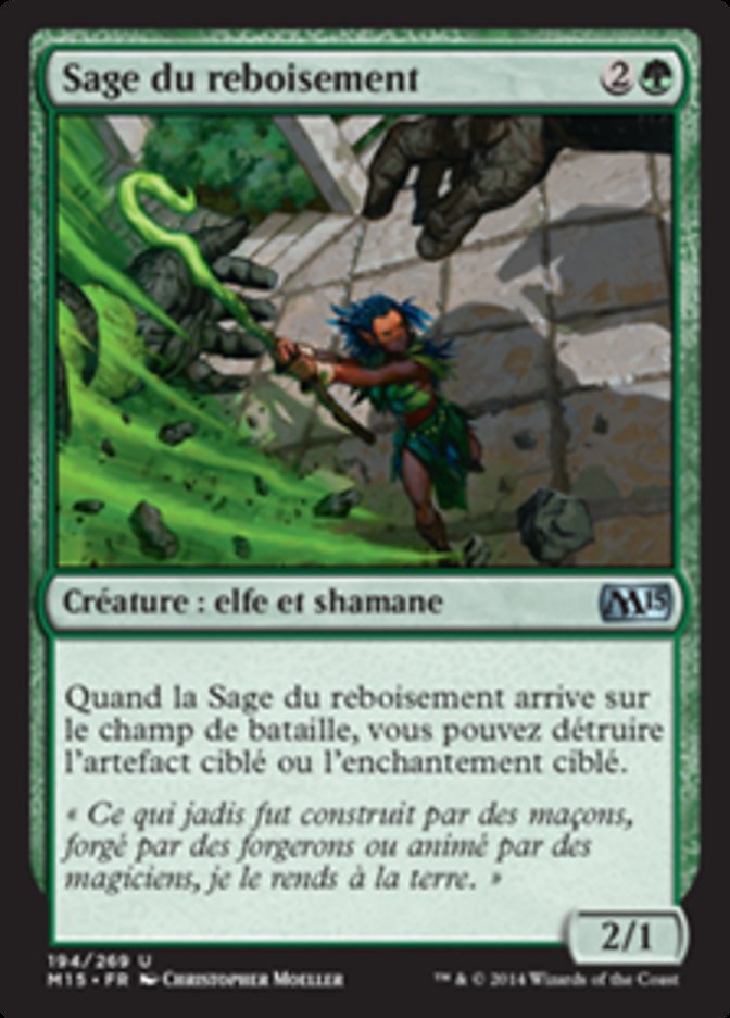 image Sage du reboisement