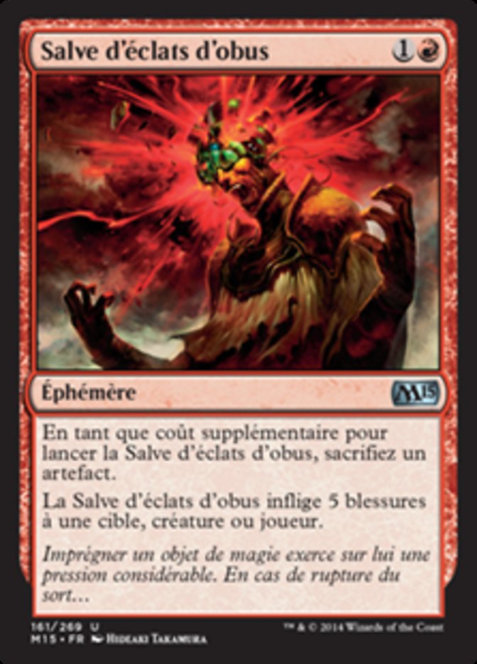 image Salve d'éclats d'obus