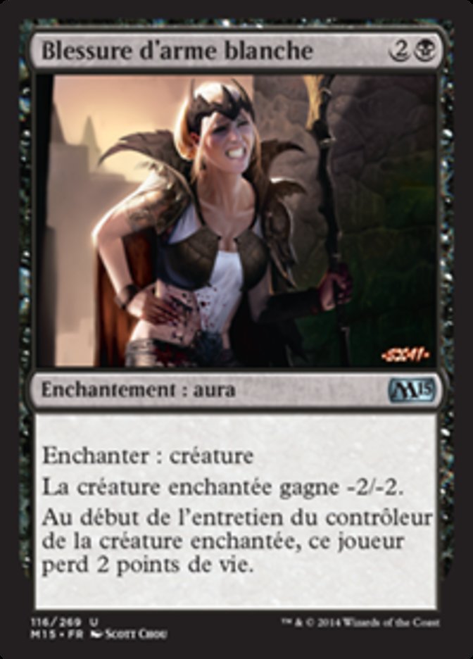 image Blessure d'arme blanche